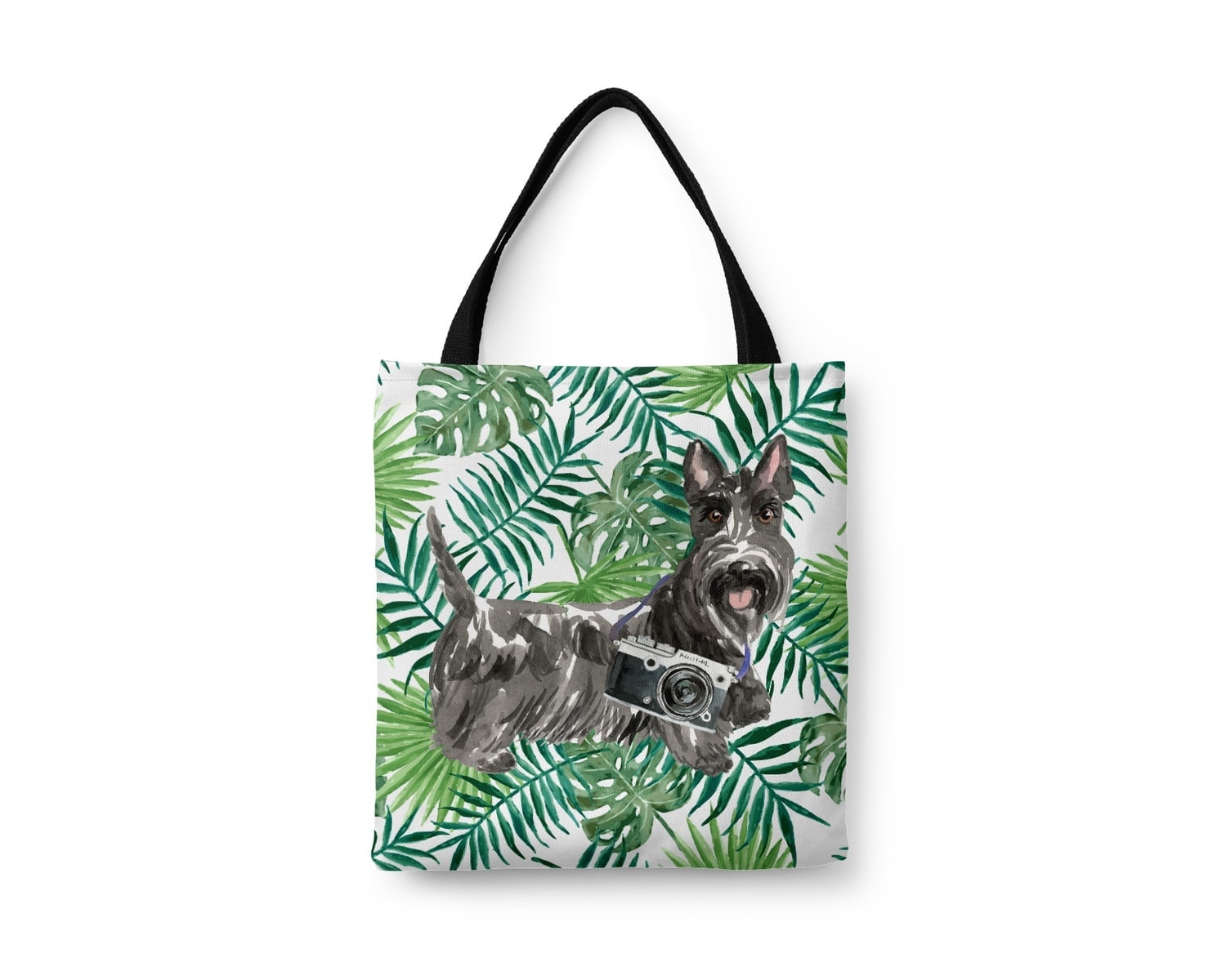 Scottish Terrier Travel Style Tote Bag 8 Scottish Terrier Travel Style Tote Bag - Image 6