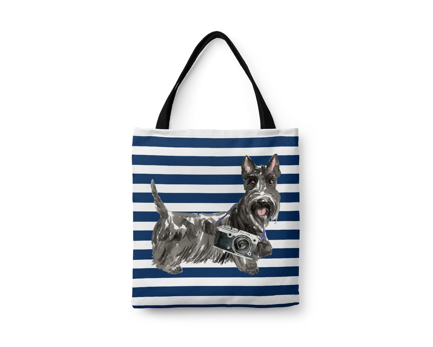 Scottish Terrier Travel Style Tote Bag 3 Scottish Terrier Travel Style Tote Bag