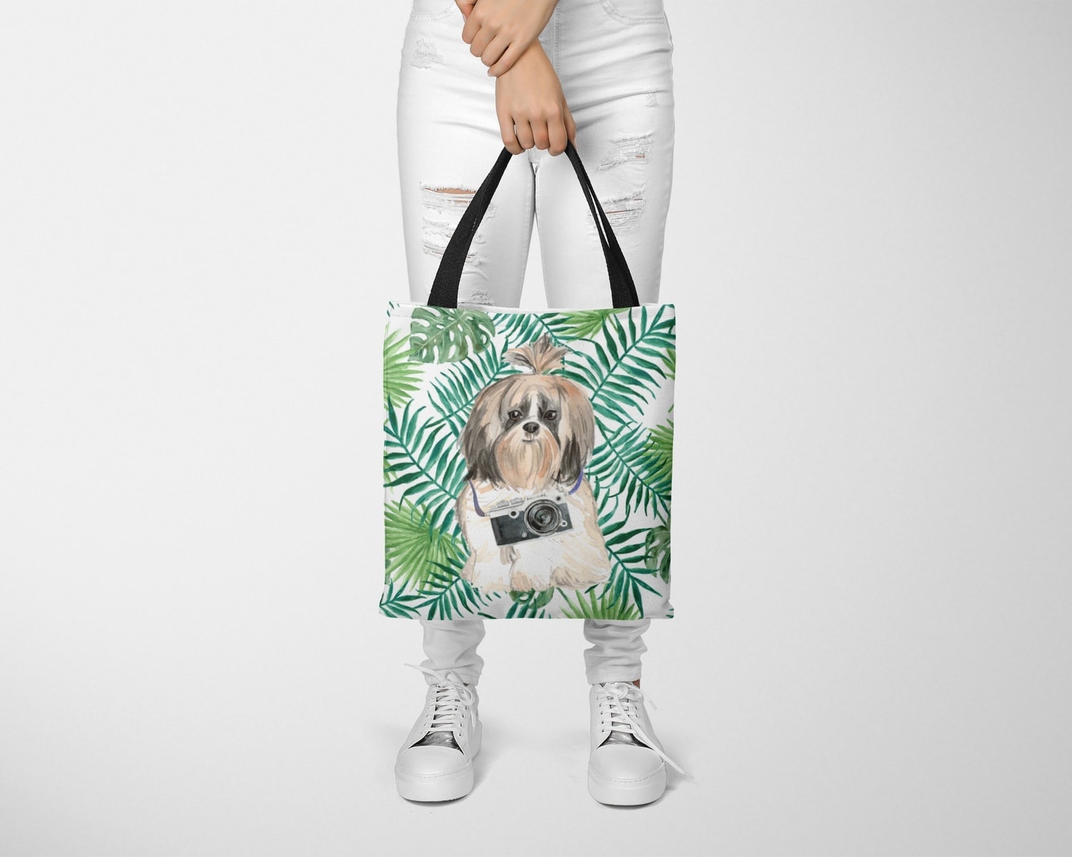 Shih tzu Long hair Travel Style Tote Bag 10 Shih tzu Long hair Travel Style Tote Bag - Image 8