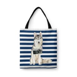 Siberian Husky Travel Style Tote Bag