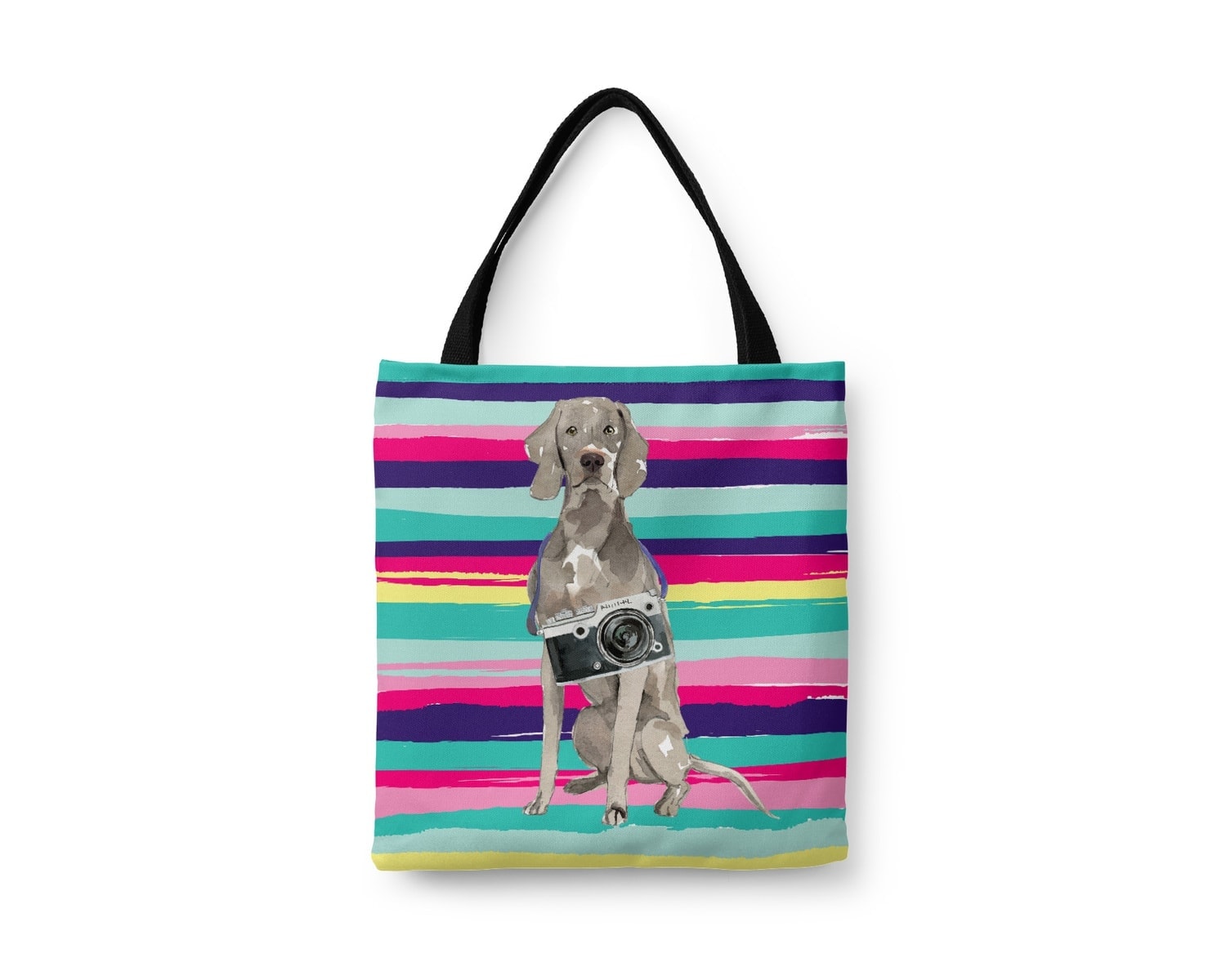 Weimaraner Travel Style Tote Bag 6 Weimaraner Travel Style Tote Bag - Image 4