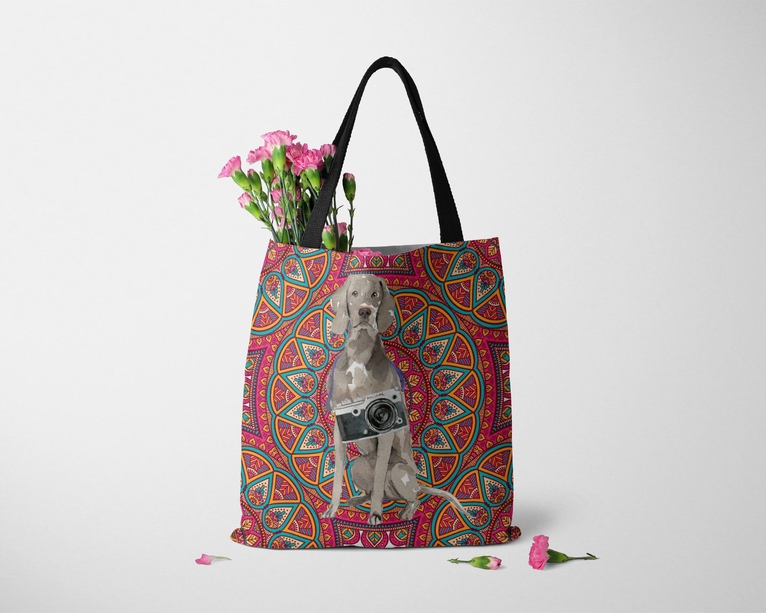 Weimaraner Travel Style Tote Bag 12 Weimaraner Travel Style Tote Bag - Image 10