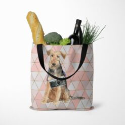 travel dogs tote welsh terrier luxe tote standing food
