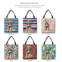 travel dogs tote welsh terrier variations