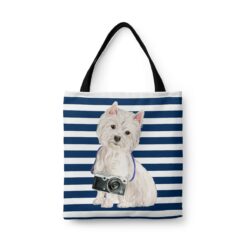 Westie Travel Style Tote Bag