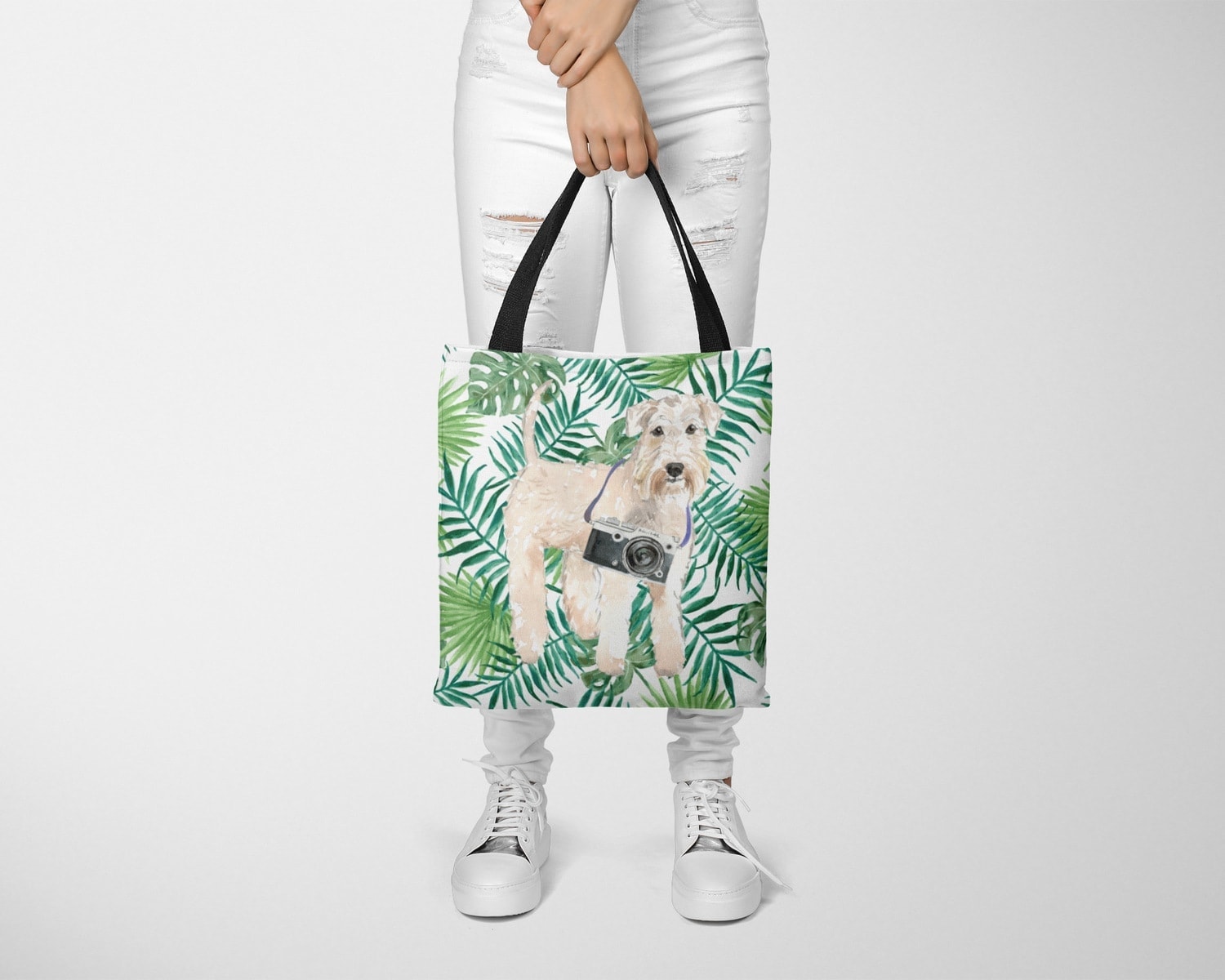 Wheaten Terrier Travel Style Tote Bag 10 Wheaten Terrier Travel Style Tote Bag - Image 8