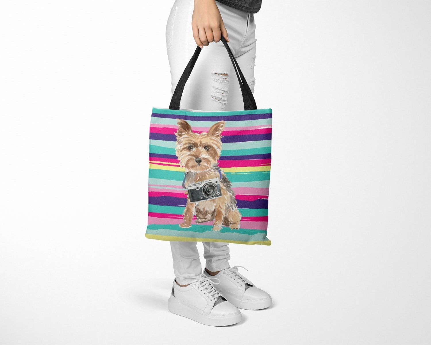 Yorkshire Terrier Travel Style Tote Bag 14 Yorkshire Terrier Travel Style Tote Bag - Image 12