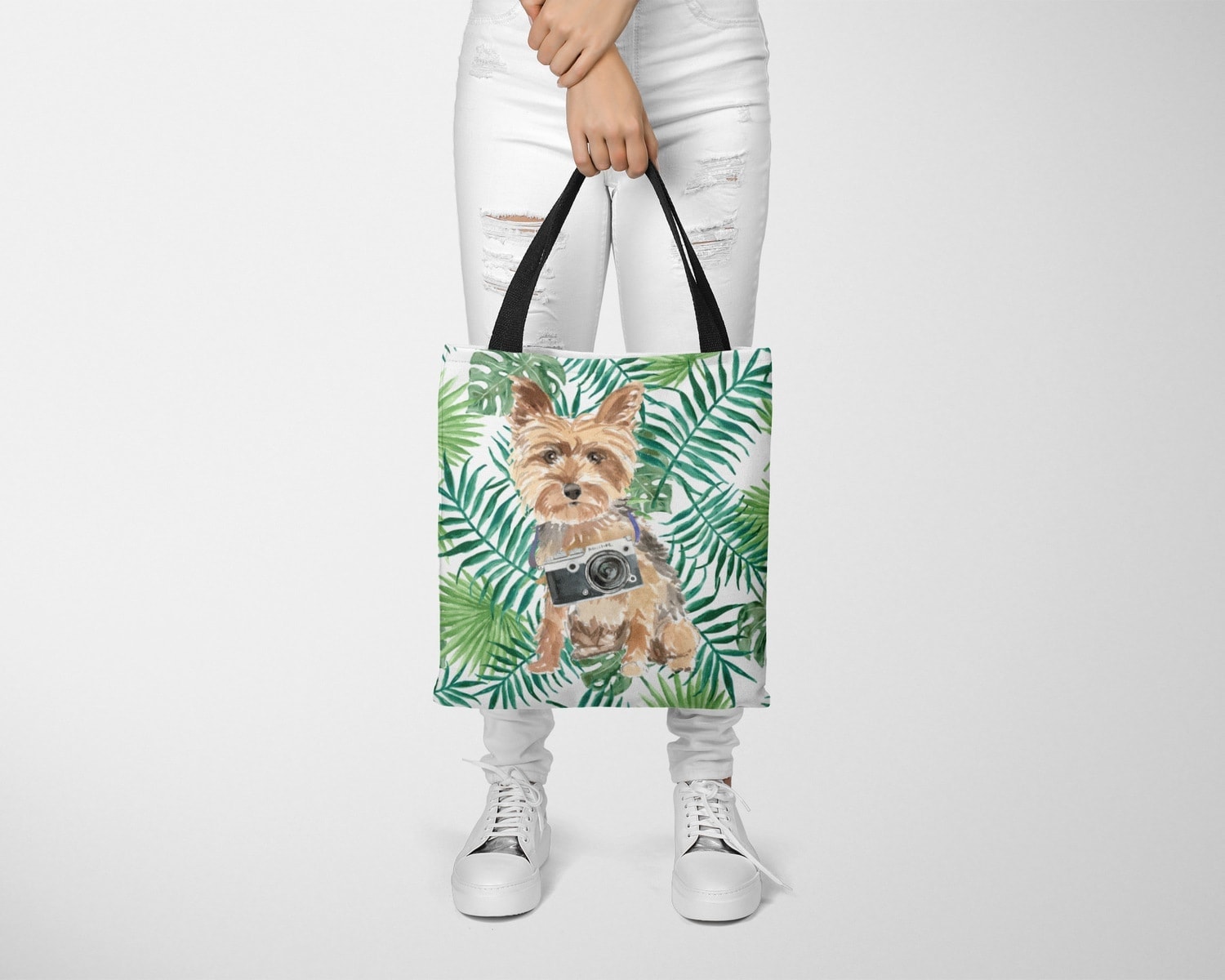 Yorkshire Terrier Travel Style Tote Bag 10 Yorkshire Terrier Travel Style Tote Bag - Image 8