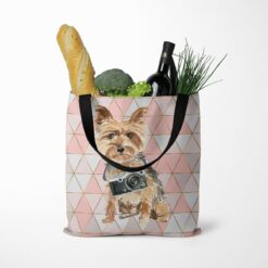 Yorkshire Terrier Travel Style Tote Bag 36 travel dogs tote yorkshire terrier luxe tote standing food