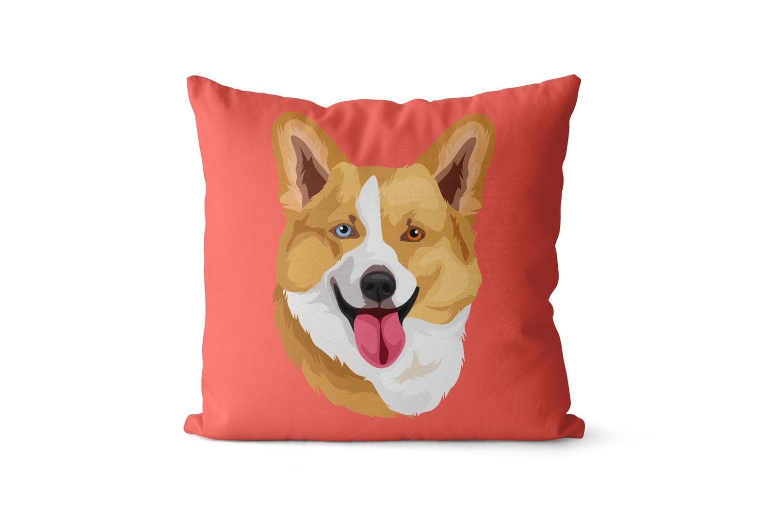 Custom Dog illustration portrait throw pillow - Personalised cushion portrait of your pet from a photo 10 Custom Dog illustration portrait throw pillow - Personalised cushion portrait of your pet from a photo - Image 8