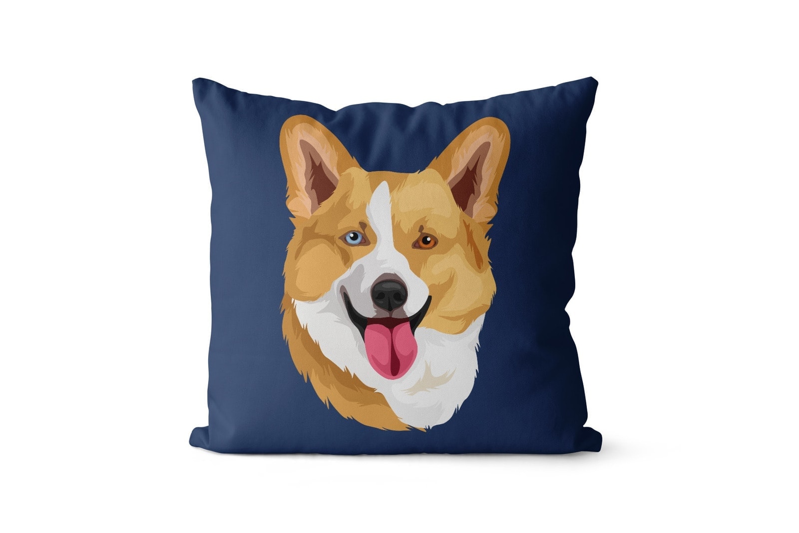 Custom Dog illustration portrait throw pillow - Personalised cushion portrait of your pet from a photo 8 Custom Dog illustration portrait throw pillow - Personalised cushion portrait of your pet from a photo - Image 6