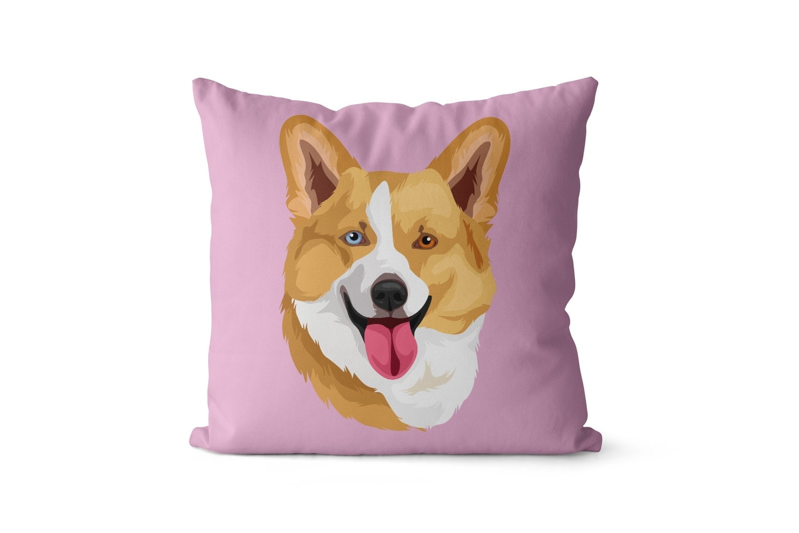 Custom Dog illustration portrait throw pillow - Personalised cushion portrait of your pet from a photo 13 Custom Dog illustration portrait throw pillow - Personalised cushion portrait of your pet from a photo - Image 11