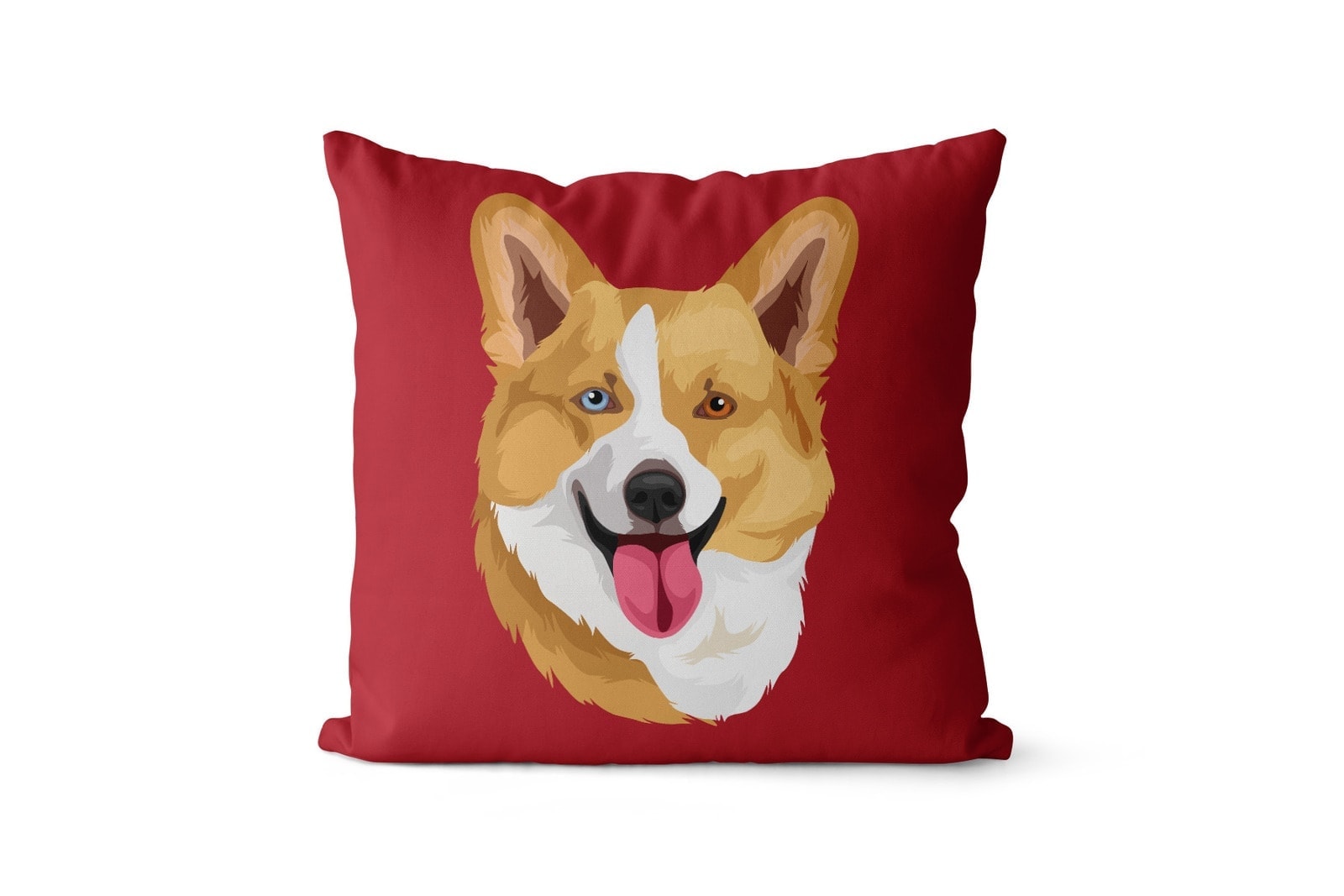 Custom Dog illustration portrait throw pillow - Personalised cushion portrait of your pet from a photo 15 Custom Dog illustration portrait throw pillow - Personalised cushion portrait of your pet from a photo - Image 13