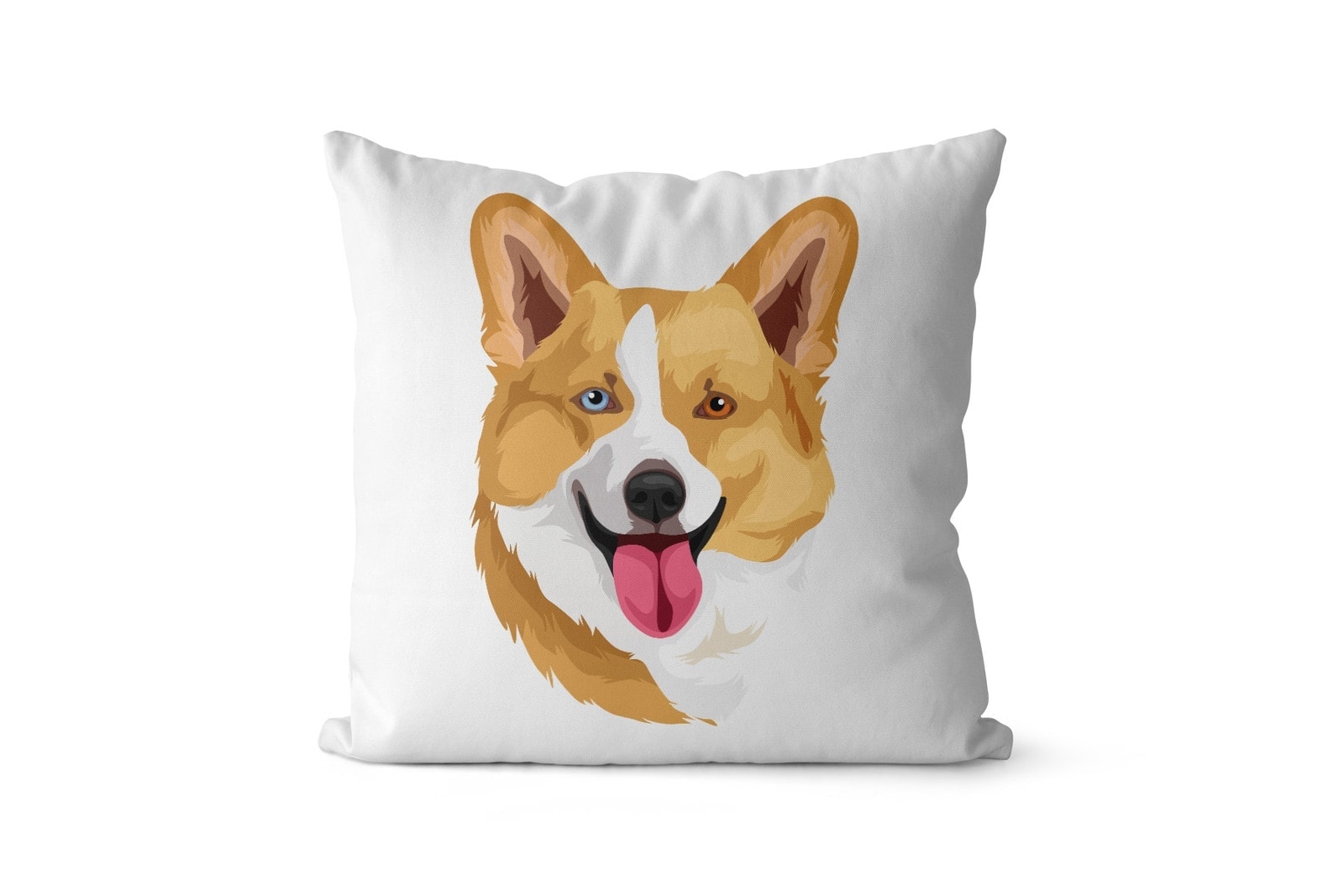 Custom Dog illustration portrait throw pillow - Personalised cushion portrait of your pet from a photo 16 Custom Dog illustration portrait throw pillow - Personalised cushion portrait of your pet from a photo - Image 14
