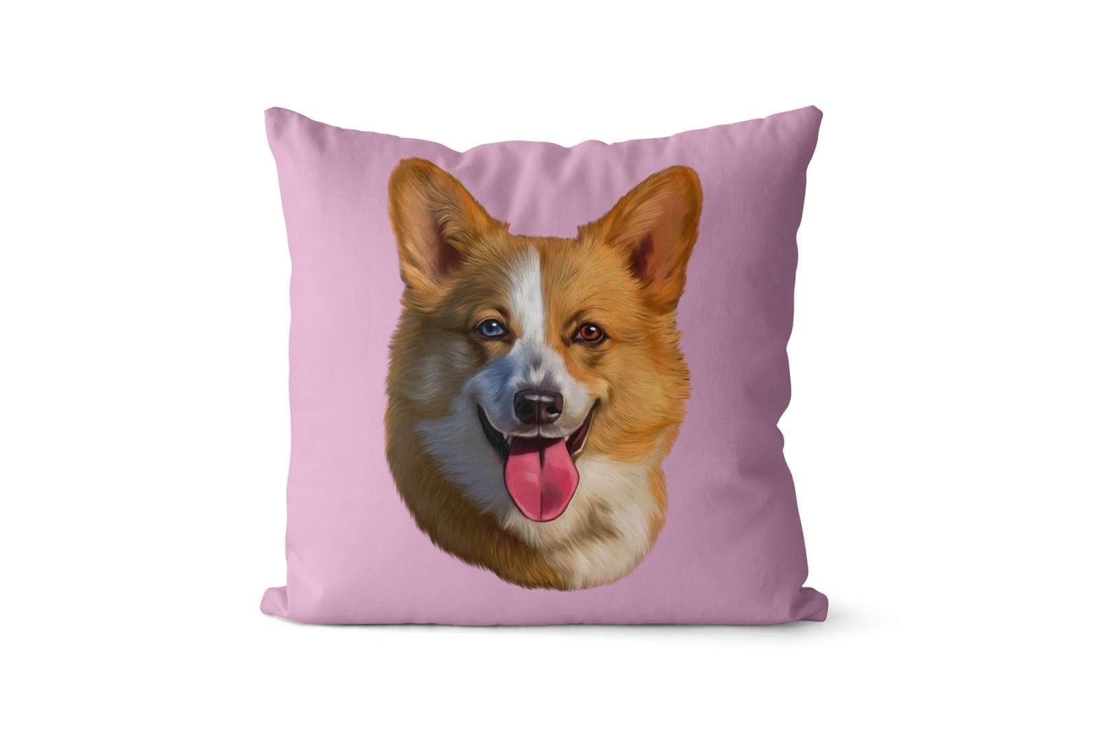 Custom Dog painting portrait throw pillow - Personalised cushion portrait of your pet from a photo 13 Custom Dog painting portrait throw pillow - Personalised cushion portrait of your pet from a photo - Image 11