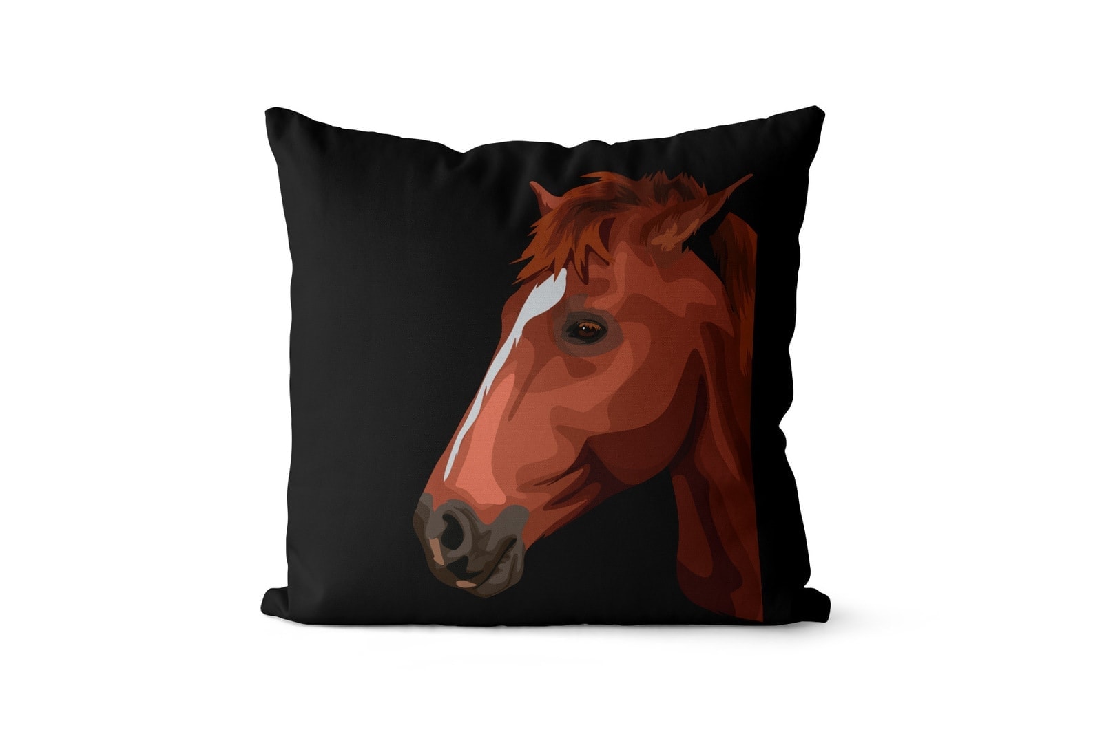 Custom Horse illustration portrait throw pillow - Personalised cushion portrait of your pet from a photo 9 Custom Horse illustration portrait throw pillow - Personalised cushion portrait of your pet from a photo - Image 7