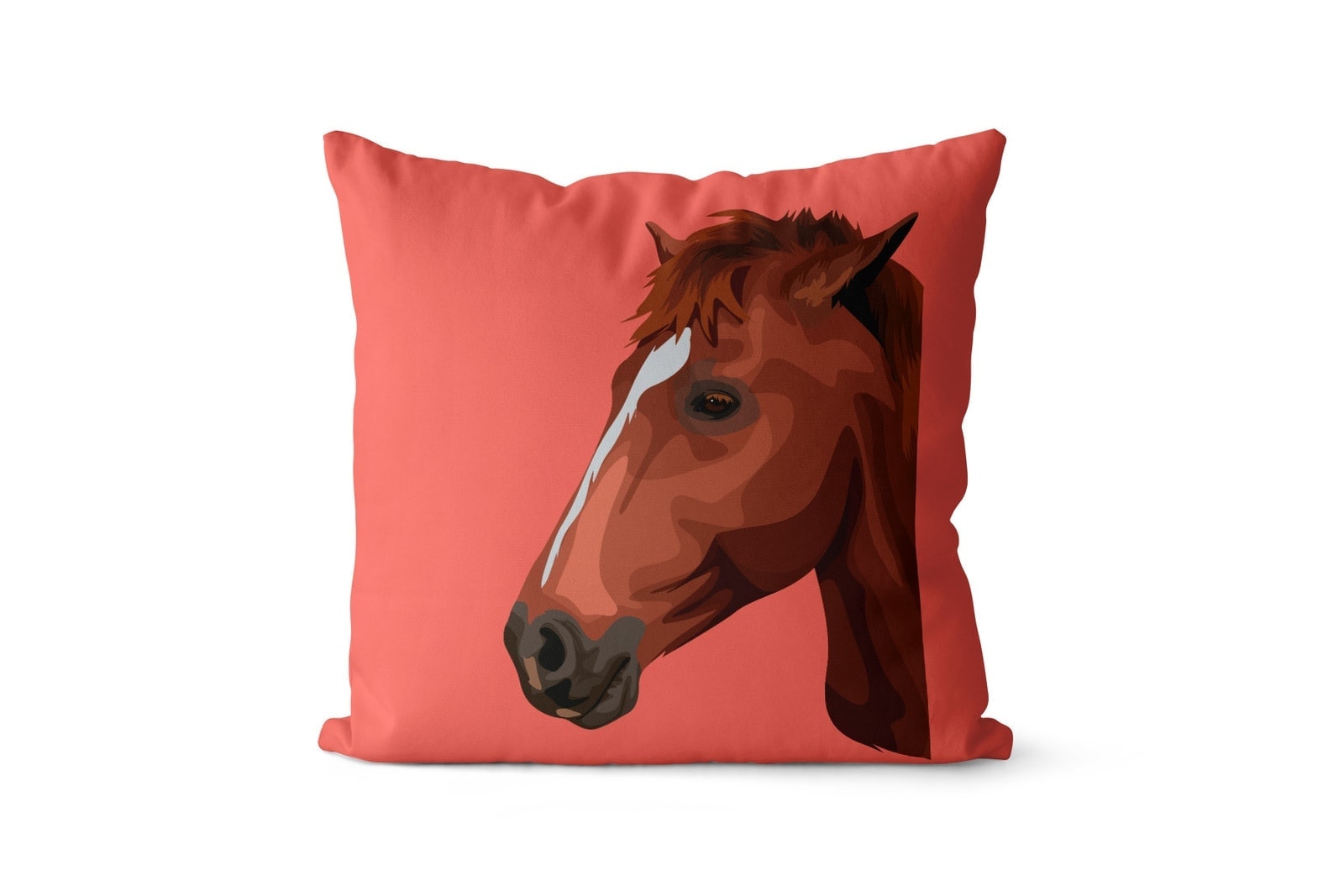 Custom Horse illustration portrait throw pillow - Personalised cushion portrait of your pet from a photo 10 Custom Horse illustration portrait throw pillow - Personalised cushion portrait of your pet from a photo - Image 8