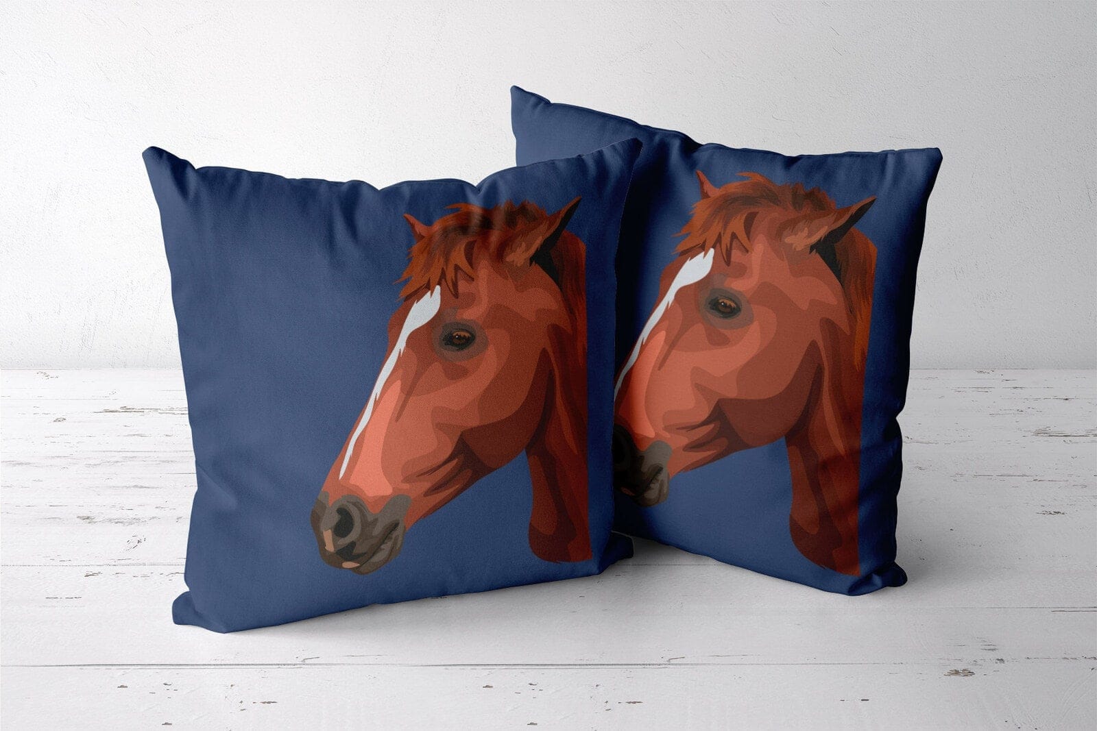 Custom Horse illustration portrait throw pillow - Personalised cushion portrait of your pet from a photo 6 Custom Horse illustration portrait throw pillow - Personalised cushion portrait of your pet from a photo - Image 4