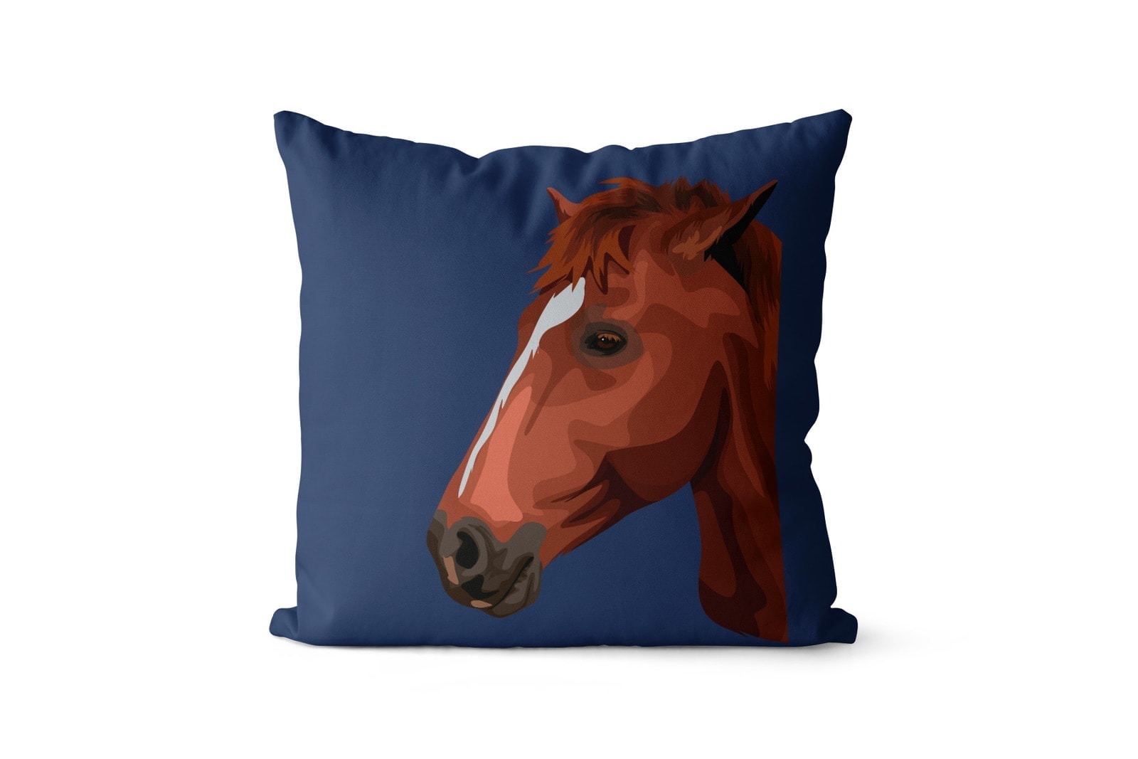 Custom Horse illustration portrait throw pillow - Personalised cushion portrait of your pet from a photo 8 Custom Horse illustration portrait throw pillow - Personalised cushion portrait of your pet from a photo - Image 6