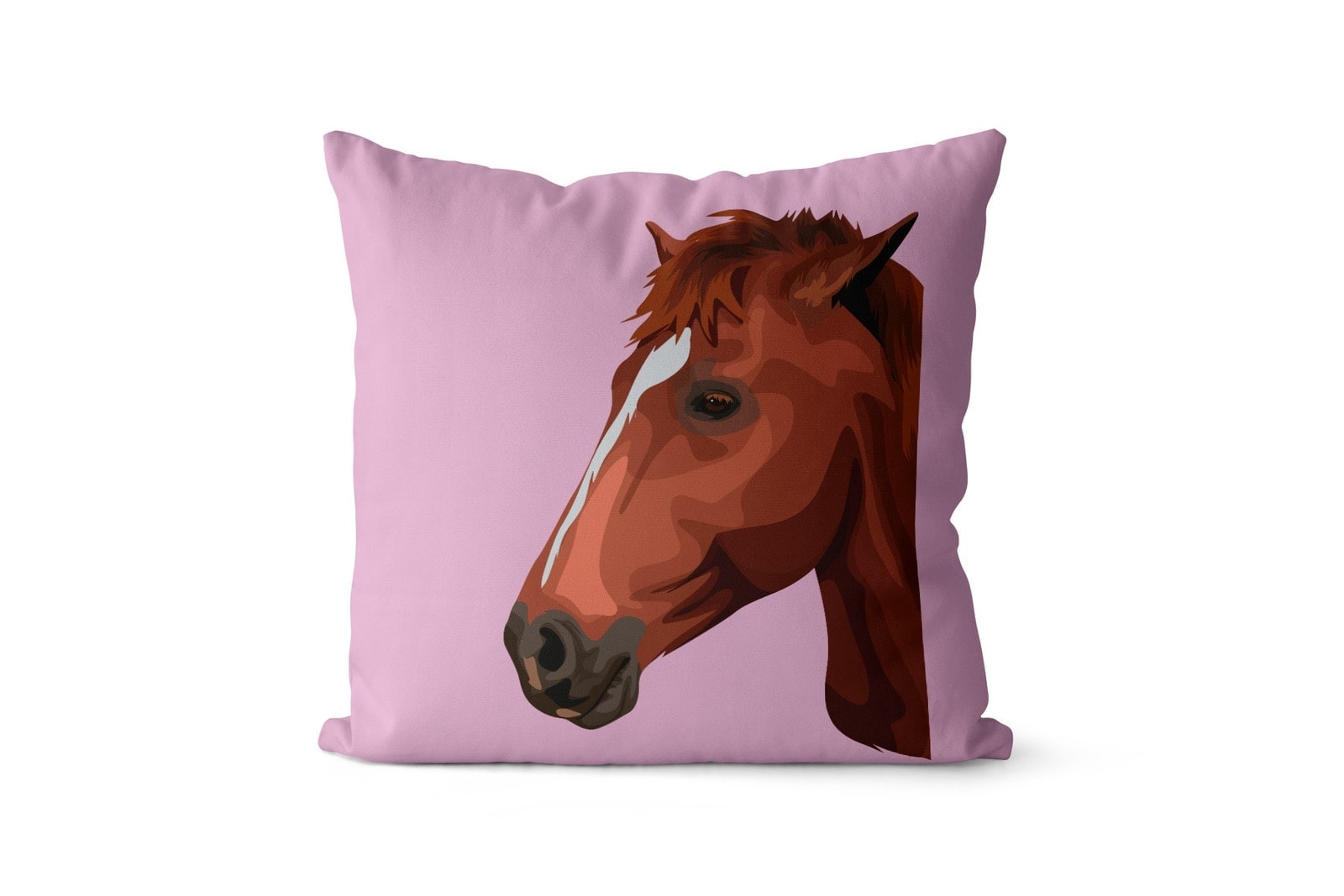 Custom Horse illustration portrait throw pillow - Personalised cushion portrait of your pet from a photo 13 Custom Horse illustration portrait throw pillow - Personalised cushion portrait of your pet from a photo - Image 11