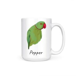 Custom bird illustration portrait mug - Personalised coffee mug portrait of your pet from a photo 14 Custom bird illustration portrait mug - Personalised coffee mug portrait of your pet from a photo - Image 3