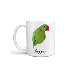 Custom bird illustration portrait mug - Personalised coffee mug portrait of your pet from a photo 18 Custom bird illustration portrait mug - Personalised coffee mug portrait of your pet from a photo - Image 7