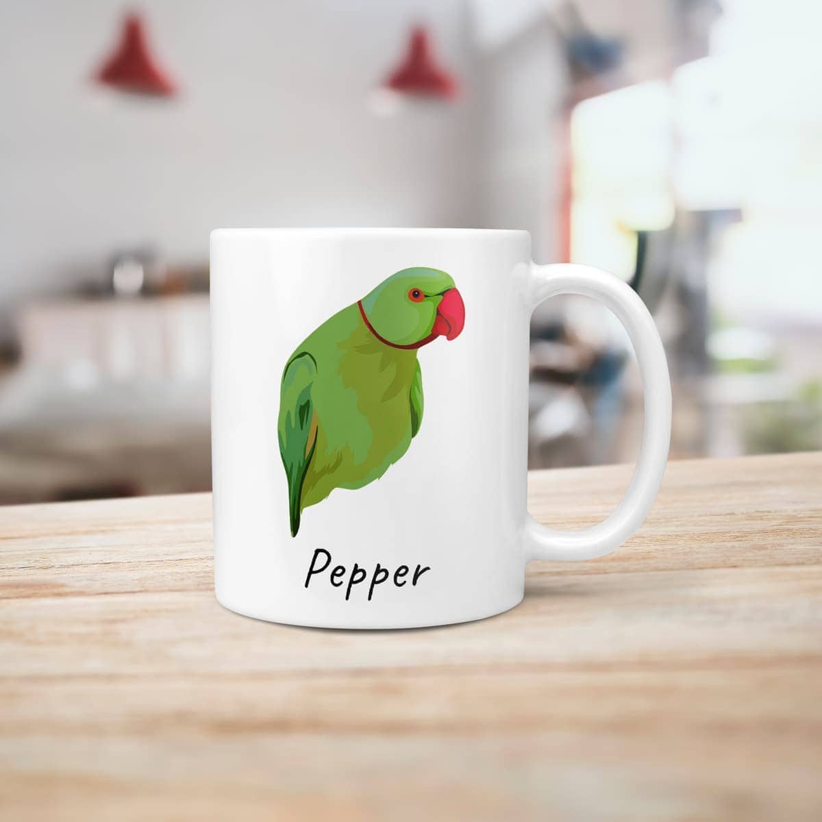 Custom bird illustration portrait mug - Personalised coffee mug portrait of your pet from a photo 10 Custom bird illustration portrait mug - Personalised coffee mug portrait of your pet from a photo - Image 8