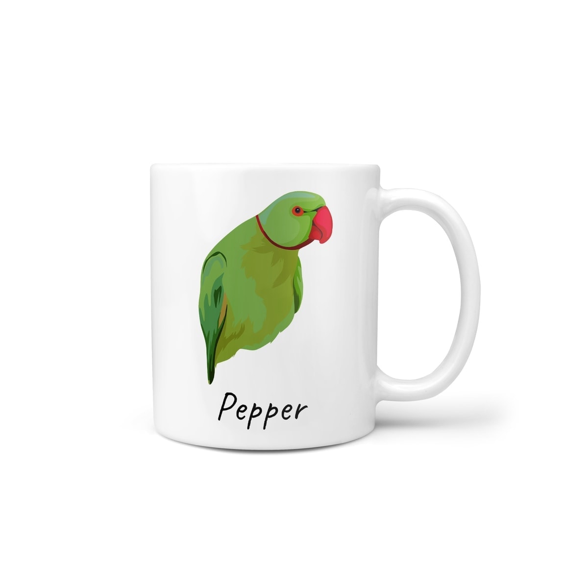 Custom bird illustration portrait mug - Personalised coffee mug portrait of your pet from a photo 11 Custom bird illustration portrait mug - Personalised coffee mug portrait of your pet from a photo - Image 9