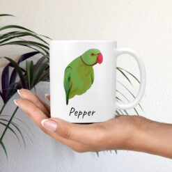 Custom bird illustration portrait mug - Personalised coffee mug portrait of your pet from a photo 21 Custom bird illustration portrait mug - Personalised coffee mug portrait of your pet from a photo - Image 10