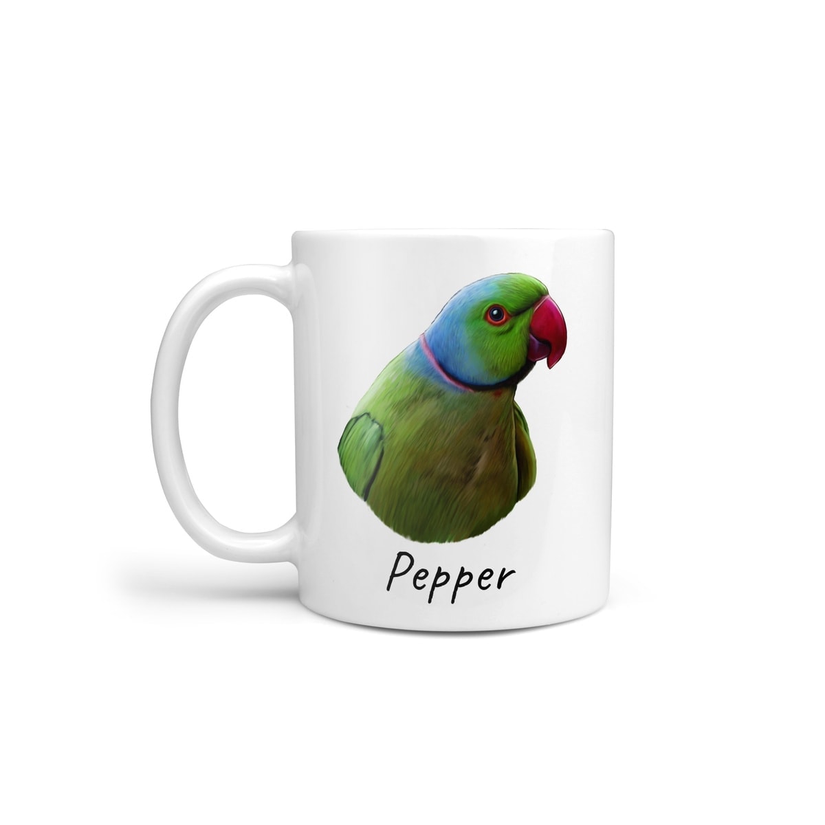 Custom Bird painting portrait mug - Personalised coffee mug portrait of your pet from a photo 9 Custom Bird painting portrait mug - Personalised coffee mug portrait of your pet from a photo - Image 7