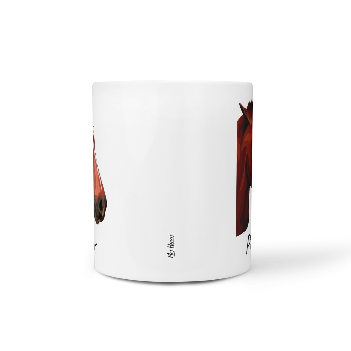 Custom horse illustration portrait mug - Personalised coffee mug portrait of your pet from a photo 7 Custom horse illustration portrait mug - Personalised coffee mug portrait of your pet from a photo - Image 5