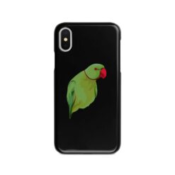 Custom bird illustration portrait phone case - Personalised portrait of your pet from a photo for your Iphone 15 Pro Max, Iphone 14, 13, 12 to 6 & Samsung Galaxy S23 Ultra, S22, S21 to S6 16 personalised pet portrait phone case bird illustration black