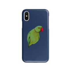 Custom bird illustration portrait phone case - Personalised portrait of your pet from a photo for your Iphone 15 Pro Max, Iphone 14, 13, 12 to 6 & Samsung Galaxy S23 Ultra, S22, S21 to S6 20 personalised pet portrait phone case bird illustration navy
