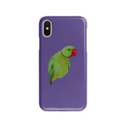 Custom bird illustration portrait phone case - Personalised portrait of your pet from a photo for your Iphone 15 Pro Max, Iphone 14, 13, 12 to 6 & Samsung Galaxy S23 Ultra, S22, S21 to S6 22 personalised pet portrait phone case bird illustration purple