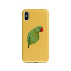 Custom bird illustration portrait phone case - Personalised portrait of your pet from a photo for your Iphone 15 Pro Max, Iphone 14, 13, 12 to 6 & Samsung Galaxy S23 Ultra, S22, S21 to S6 27 personalised pet portrait phone case bird illustration yellow