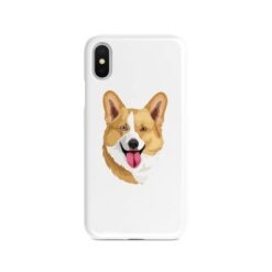 Custom dog illustration portrait phone case - Personalised portrait of your pet from a photo for your Iphone 15 Pro Max, Iphone 14, 13, 12 to 6 & Samsung Galaxy S23 Ultra, S22, S21 to S6 26 personalised pet portrait phone case dog illustration white