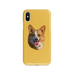 Custom dog painting portrait phone case - Personalised portrait of your pet from a photo for your Iphone 15 Pro Max, Iphone 14, 13, 12 to 6 & Samsung Galaxy S23 Ultra, S22, S21 to S6 27 personalised pet portrait phone case dog painting yellow