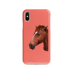 Custom horse illustration portrait phone case - Personalised portrait of your pet from a photo for your Iphone 15 Pro Max, Iphone 14, 13, 12 to 6 & Samsung Galaxy S23 Ultra, S22, S21 to S6 17 personalised pet portrait phone case horse illustration coral