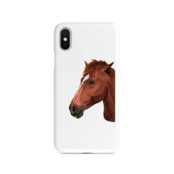 Custom horse illustration portrait phone case - Personalised portrait of your pet from a photo for your Iphone 15 Pro Max, Iphone 14, 13, 12 to 6 & Samsung Galaxy S23 Ultra, S22, S21 to S6 26 personalised pet portrait phone case horse illustration white