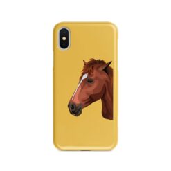 Custom horse illustration portrait phone case - Personalised portrait of your pet from a photo for your Iphone 15 Pro Max, Iphone 14, 13, 12 to 6 & Samsung Galaxy S23 Ultra, S22, S21 to S6 27 personalised pet portrait phone case horse illustration yellow