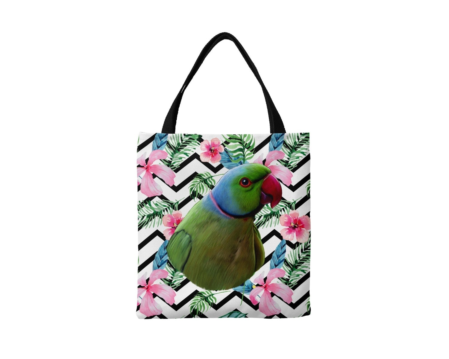 Custom bird painting portrait tote bag - Travel collection personalised portrait of your pet from a photo 6 Custom bird painting portrait tote bag - Travel collection personalised portrait of your pet from a photo - Image 4