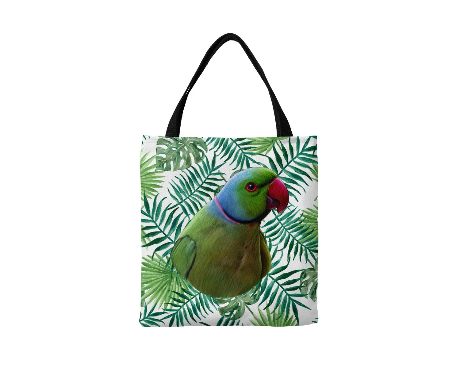 Custom bird painting portrait tote bag - Travel collection personalised portrait of your pet from a photo 7 Custom bird painting portrait tote bag - Travel collection personalised portrait of your pet from a photo - Image 5