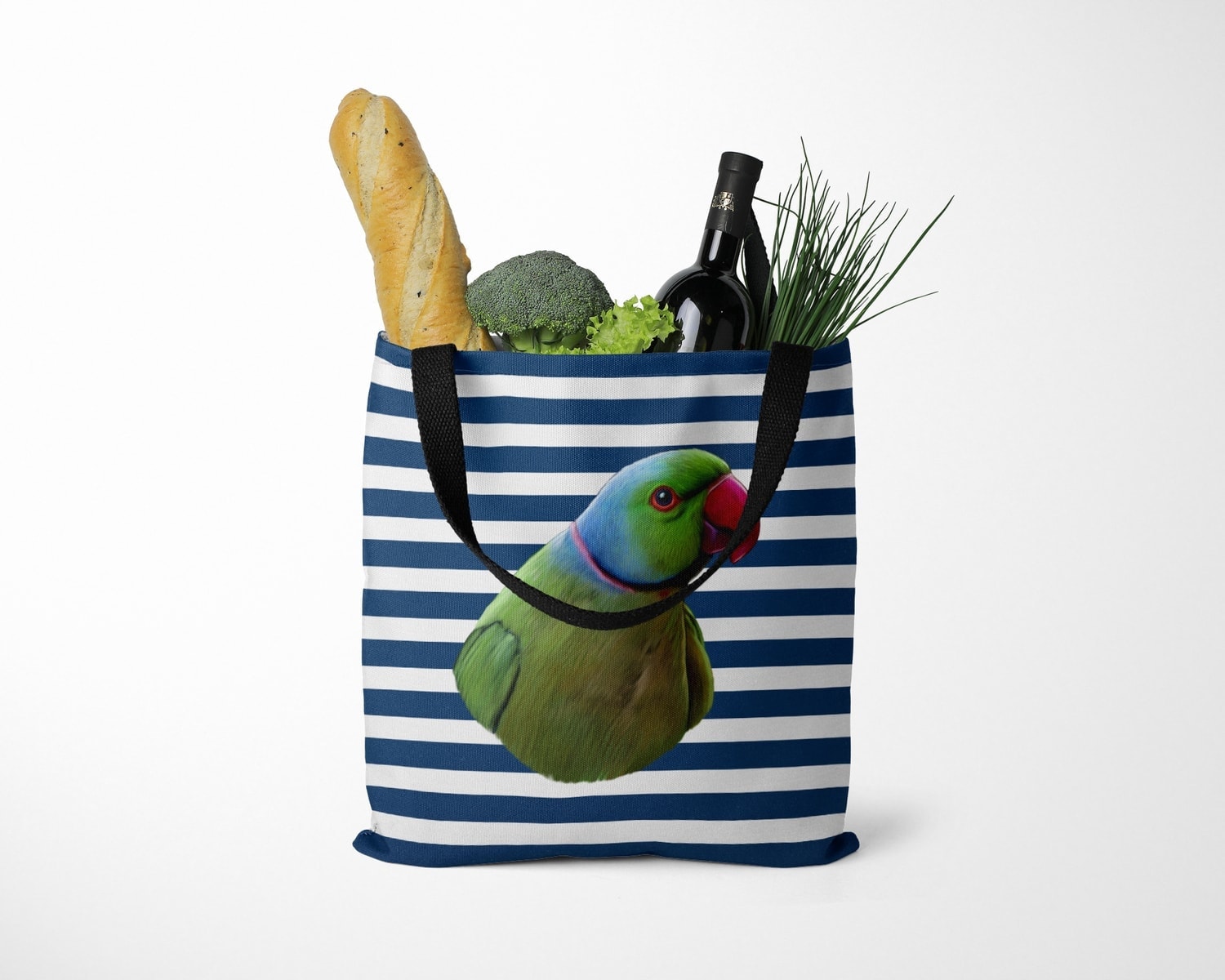 Custom bird painting portrait tote bag - Travel collection personalised portrait of your pet from a photo 10 Custom bird painting portrait tote bag - Travel collection personalised portrait of your pet from a photo - Image 8