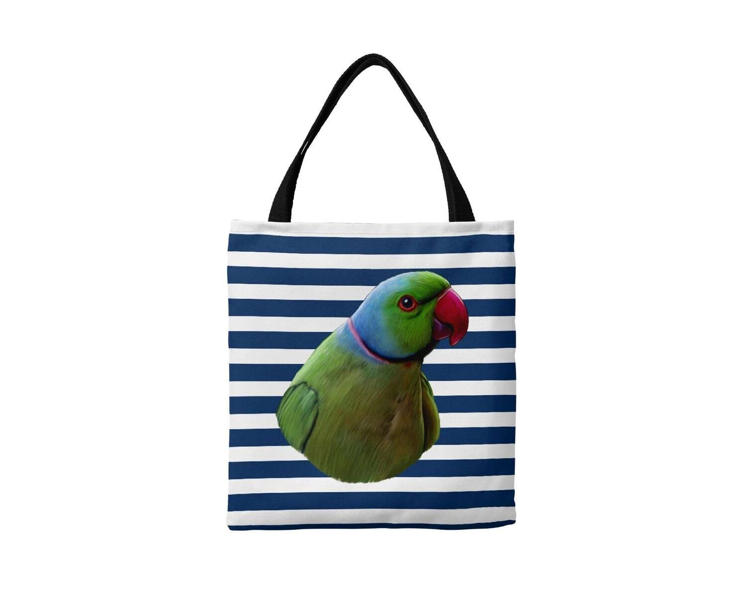 Custom bird painting portrait tote bag - Travel collection personalised portrait of your pet from a photo 4 Custom bird painting portrait tote bag - Travel collection personalised portrait of your pet from a photo - Image 2