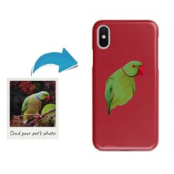Custom bird illustration portrait phone case - Personalised portrait of your pet from a photo for your Iphone 15 Pro Max, Iphone 14, 13, 12 to 6 & Samsung Galaxy S23 Ultra, S22, S21 to S6