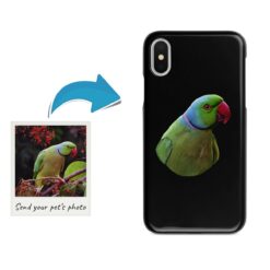 Custom bird painting portrait phone case - Personalised portrait of your pet from a photo for your Iphone 15 Pro Max, Iphone 14, 13, 12 to 6 & Samsung Galaxy S23 Ultra, S22, S21 to S6