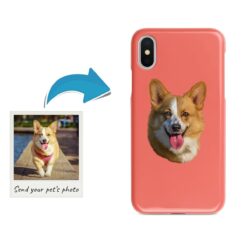 Custom dog painting portrait phone case - Personalised portrait of your pet from a photo for your Iphone 15 Pro Max, Iphone 14, 13, 12 to 6 & Samsung Galaxy S23 Ultra, S22, S21 to S6