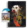 The Nelson - Renaissance Dog portrait from photo - Framed & un-framed print 2 photo to nelson renaissance dog portrait