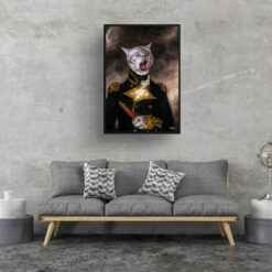 renaissance portraits captain cat print living room