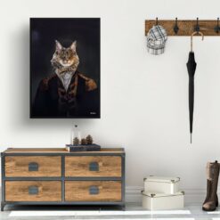 renaissance portraits commander cat print hall